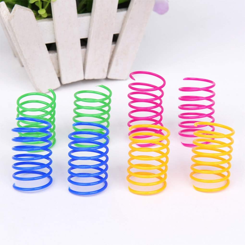 Cat Spiral Spring, 12 Pc Cat Creative Toy to Kill Time and Keep Fit, Hunting Kitten Toys