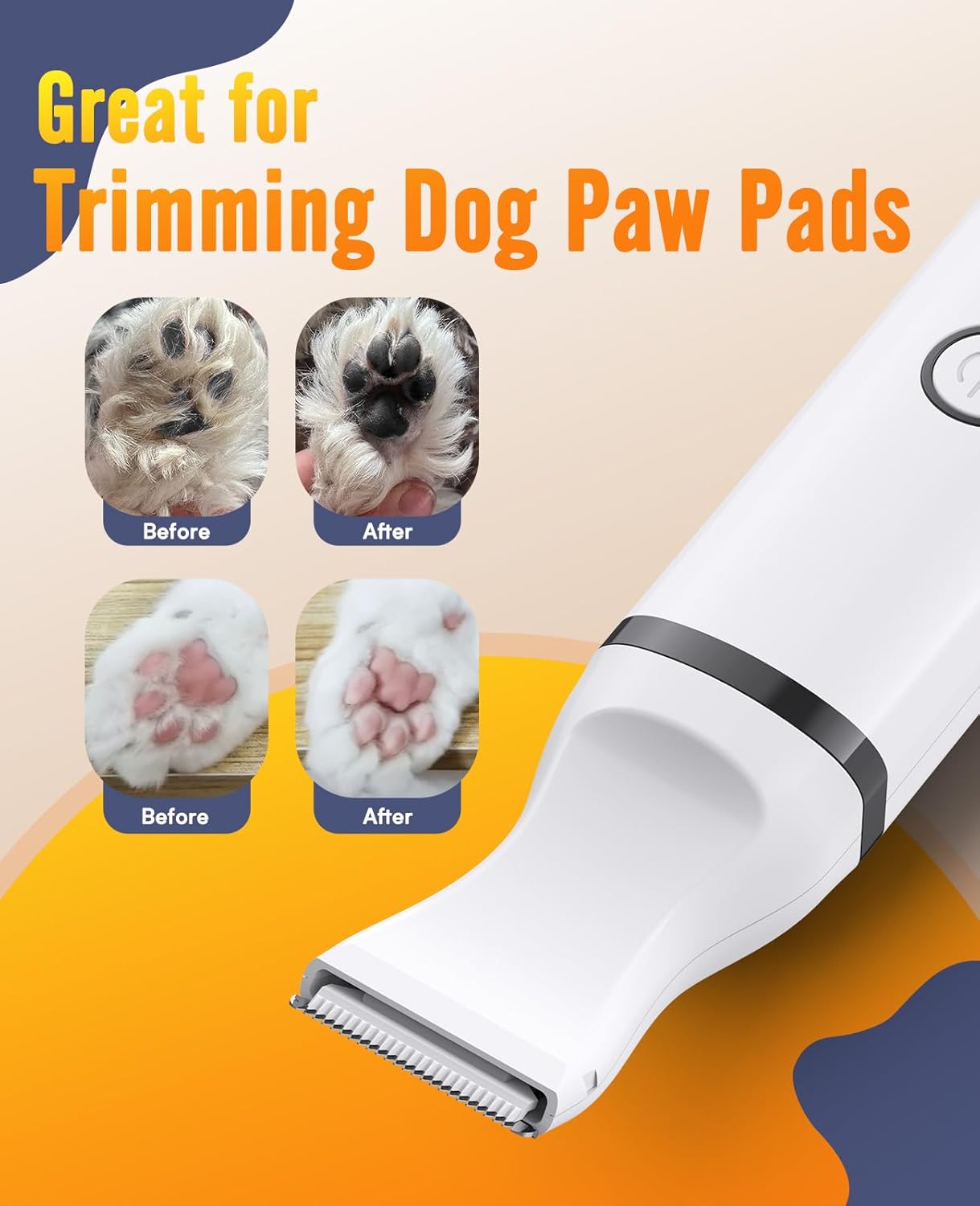 Dog Paw Trimmer, Double Blades, Paws, Eyes, Ears, Face, Rump