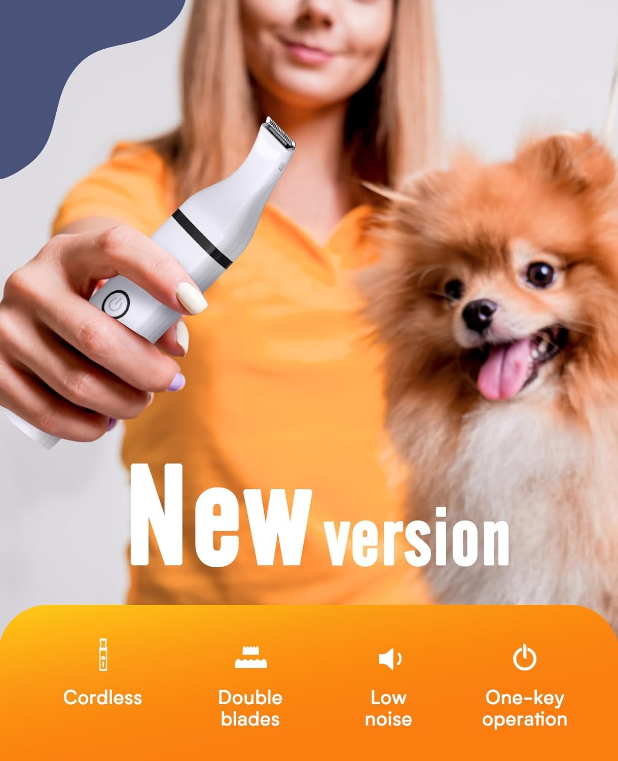 Dog Paw Trimmer, Double Blades, Paws, Eyes, Ears, Face, Rump