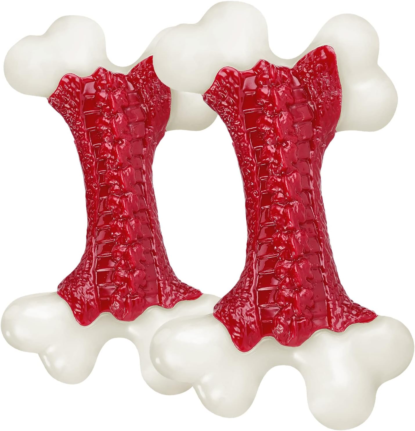 Tough Dog Toys, Toys for Aggressive Chewers Large Breed, Bone Toy Nylon Dogs Almost Indestructible