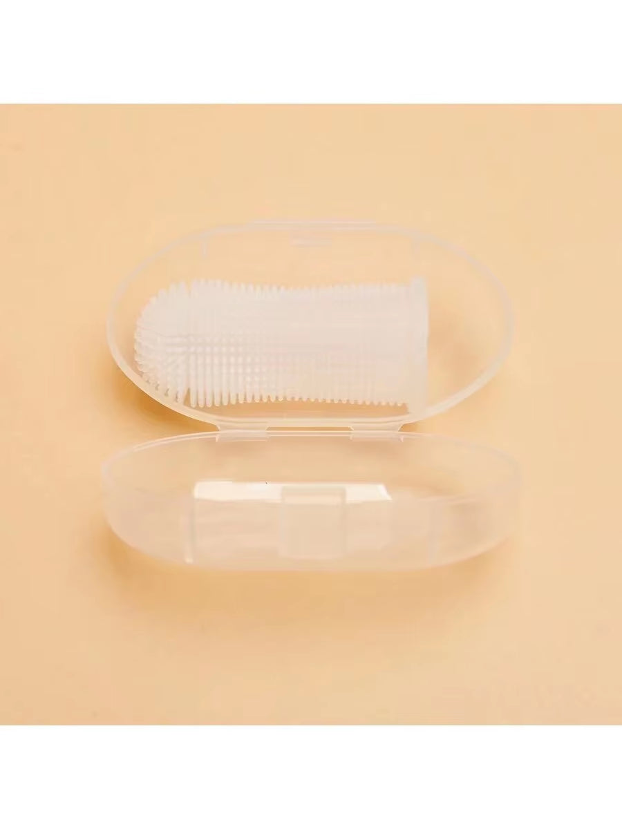 Pet Finger Toothbrush Cleaning Products for Cats and Dogsoral Cleaning Toothbrushessilicone Bristles