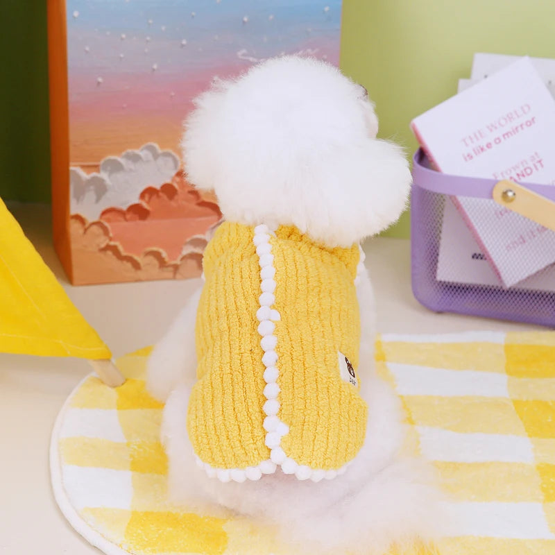 Soft Dog Cat Jacket Vest, Winter Clothes Chihuahua Coat, Warm Clothing