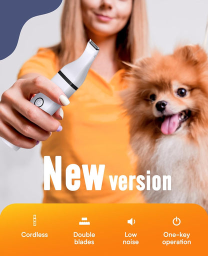 Dog Paw Trimmer, Double Blades, Paws, Eyes, Ears, Face, Rump