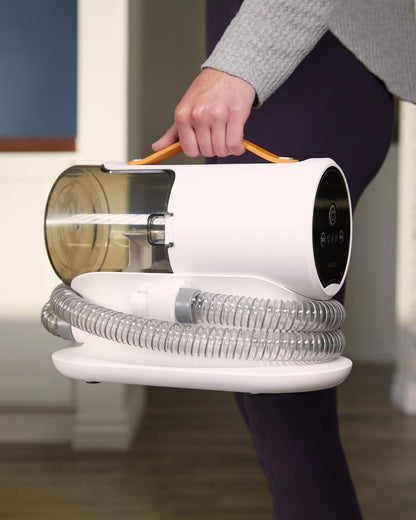 Dog Grooming Vacuum, Dog Grooming Kit,12000Pa Strong Pet Grooming Vacuum for Dogs, 2L Large Capacity Dog Vacuum for Shedding Grooming Hair, Dog Hair Vacuum, 5 Pet Grooming Tools, Quiet, Pg100