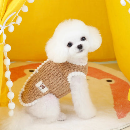 Soft Dog Cat Jacket Vest, Winter Clothes Chihuahua Coat, Warm Clothing