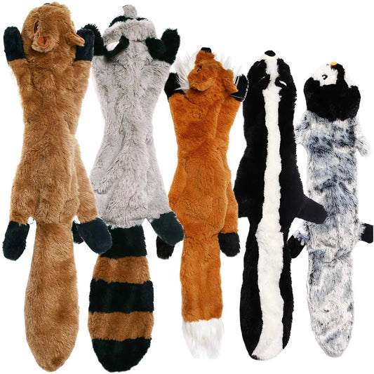 Dog Toy with Squeakers, Durable Plush Squeaky Chew Toy